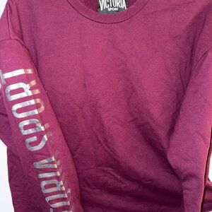 Victoria's Secret Sport Burgundy Sweatshirt